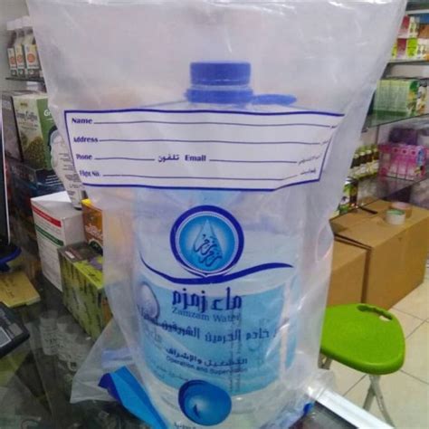 Jual Air Zam Zam Asli Arab Kemasan Galon Liter Oleh Oleh Haji Umrah