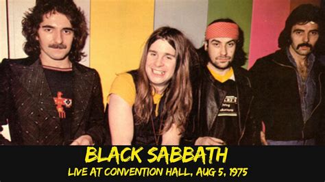 Black Sabbath Live At Convention Hall 5 8 1975 YouTube