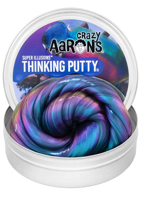 Buy Crazy Aarons Thinking Putty 4 Tin Super Illusions Super Ab Multi Color Putty Soft