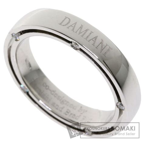 Damiani ダミアーニ Dサイド ダイヤモンド ブラッドピットコラボ リング・指輪 K18ホワイトゴールド レディース 中古