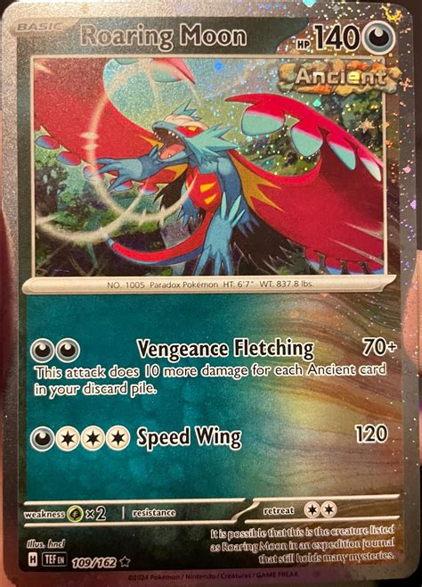 Roaring Moon Cosmos Holo 109 Prijzen Pokemon Temporal Forces