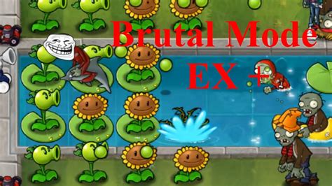 Pvz Brutal Mode Ex Plus Pool Levels To Youtube