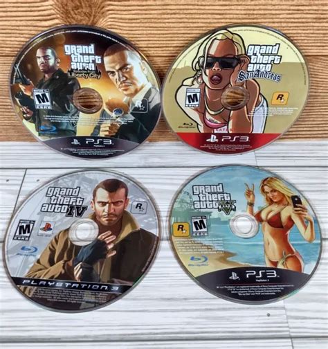 Grand Theft Auto Iv V San Andreas Sa Playstation Ps Game Lot