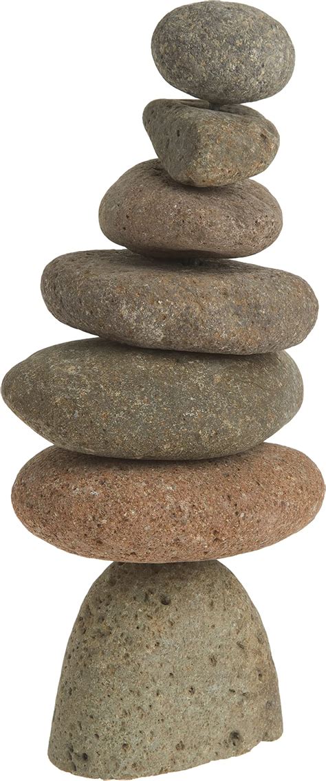 Amazon Small Side Side Rock Cairn Sculpture Garden Decoration