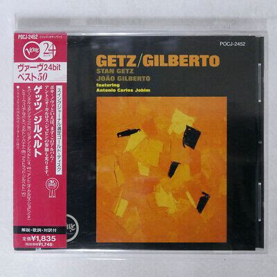 Stan Getz And Joao Gilberto Getz Gilberto Verve Pocj Japan Obi