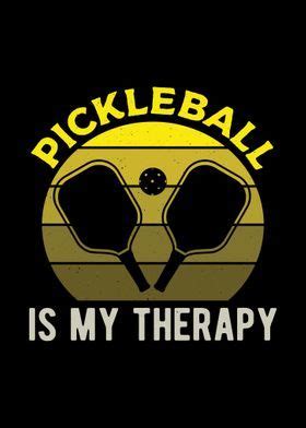 Pickleball Funny Quote Poster Picture Metal Print Paint By Visualz