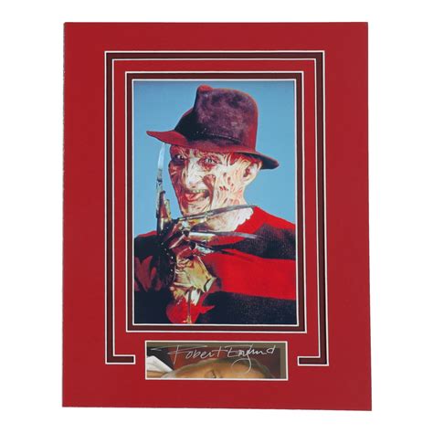 Robert Englund Signed "Nightmare On Elm Street" Custom Matted Cut ...