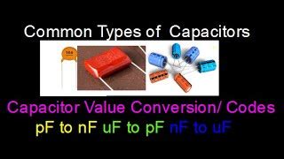 Capacitor Uf Nf Pf Conversion Chart Back To Capacitor Tips Off