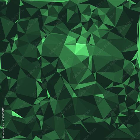 Emerald stone background vector illustration, abstract beautiful gemstone texture in deep and ...