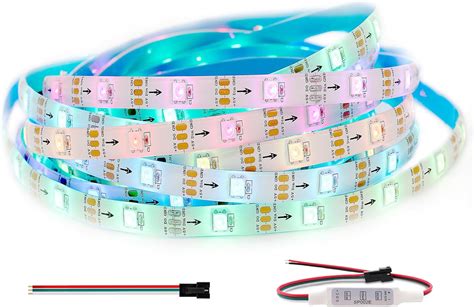 XIACOCO Ws2812B Rgb Led Strip Individually Addressable Led Strip