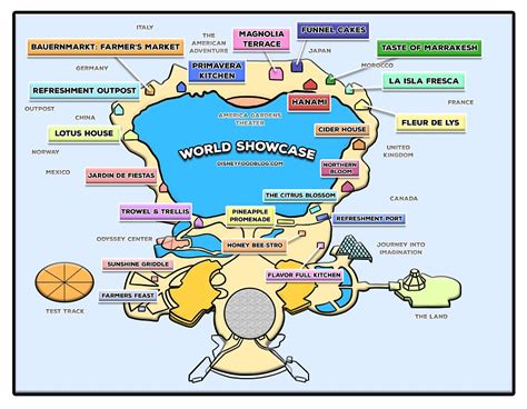 2022 epcot flower and garden festival map