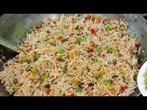 Vegetable Fried Rice Restaurant Style Veg Fried Rice Lunch Box Recipe