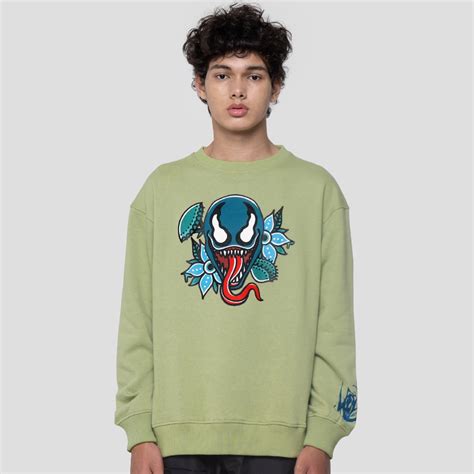 Jual Marvel Collection M Crewneck We Are Venom Shopee Indonesia