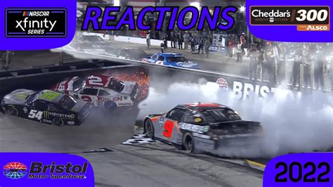 2022 Cheddar S 300 Reactions NASCAR Xfinity Series YouTube