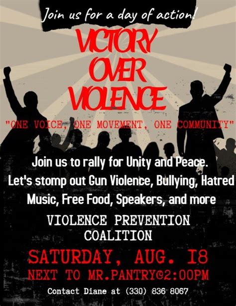 Victory Over Violence Rally United Baptist Church