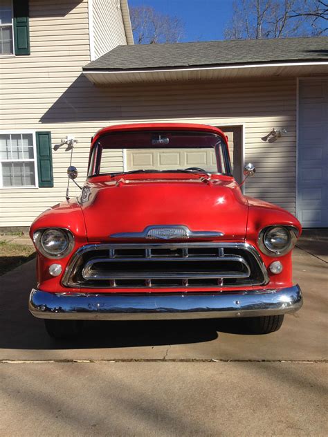 1957 Chevrolet 3200 Pickup Truck With Big Window And 8 Step Side Bed