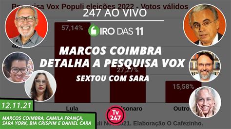 Giro Das 11 Marcos Coimbra Detalha A Pesquisa Vox Pupuli Sextou