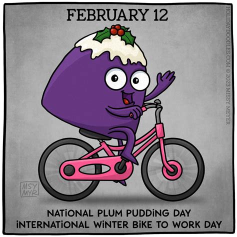 February 12 (every year): National Plum Pudding Day; International ...