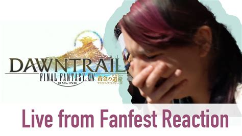 FFXIV Dawntrail Teaser Reveal Live Reaction From Fanfest YouTube