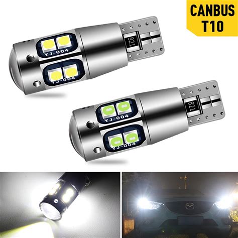 1 Pc W5W T10 LED Canbus Lâmpada Do Carro Não Horror 12 V Liquidação