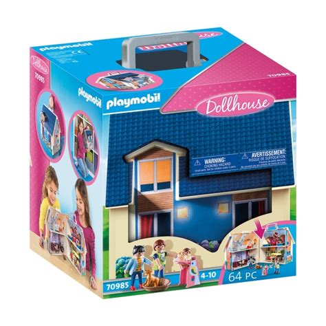 Playmobil Dollhouse Maison Transportable Sur King Jouet