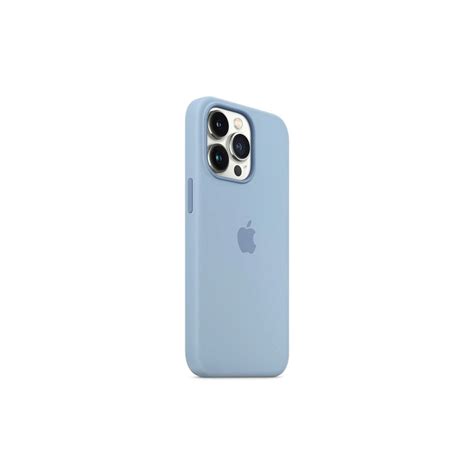 Husa Originala Iphone Pro Max Apple Silicon Magsafe Blue Fog