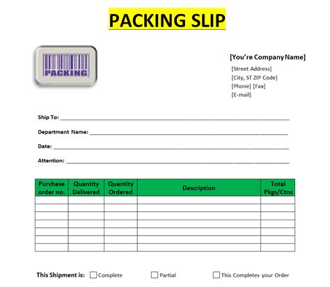 Free 30 Professional Packing Slip Templates Word And Excel