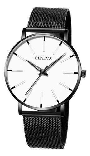 Reloj pulsera Geneva Relógio de pulso masculino automático em luxuoso