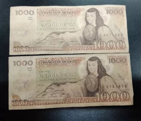 Billetes Antiguos Mexicanos De 1000 Pesos En Venta En Tlaltizapan Morelos Por Sólo 350 00