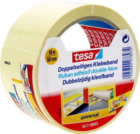 Tesa Dubbelzijdig Plakband 50 Mm X 10 M Bol