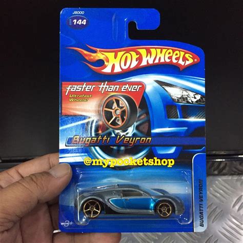 RESERVED Hot Wheels BUGATTI VEYRON Metalflake Grey FTE 2006