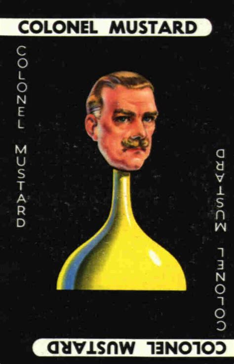 Colonel Mustard Cluedo Detectives Childhood Memories 70s My