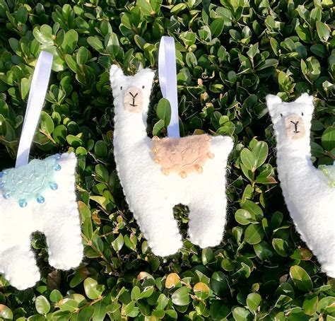 Felt Hanging Alpaca Decoration Alpaca Annie