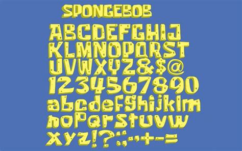 Spongebob Font Free Download