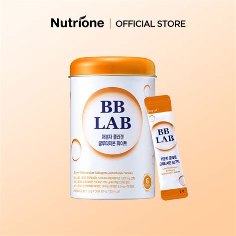 Nutrione Bb Lab Low Molecular Collagen Glutathione White G X Sticks