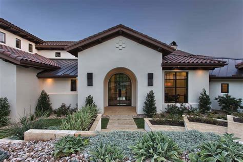 Fresh modern twist on traditional Mediterranean style home in Texas