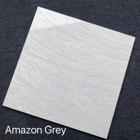 Sairi Glossy White Glazed Marble Porcelain Polished Ceramic Floor Tiles