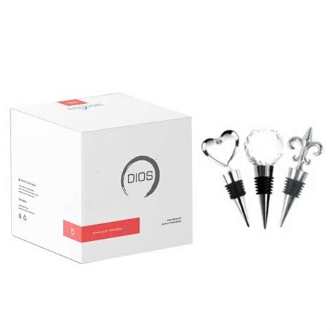 stainless steel assorted design wine stopper silicone reusable