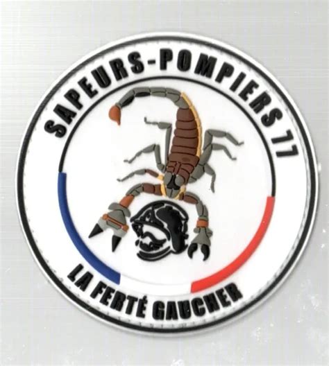 ÉCUSSON POMPIER SECURITE civile sdis pompiers LA FERTE GAUCHER SDIS 77