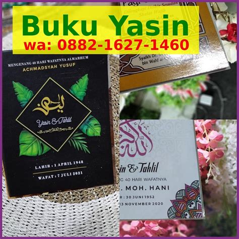 I I Wa Harga Buku Yasin Murah Percetakan Buku Yasin Di