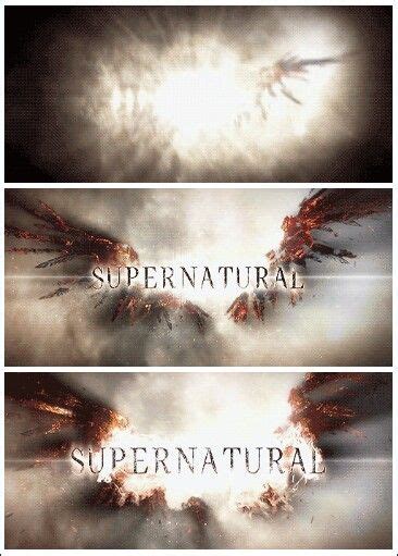 Supernatural Season 9 Title Card Wings