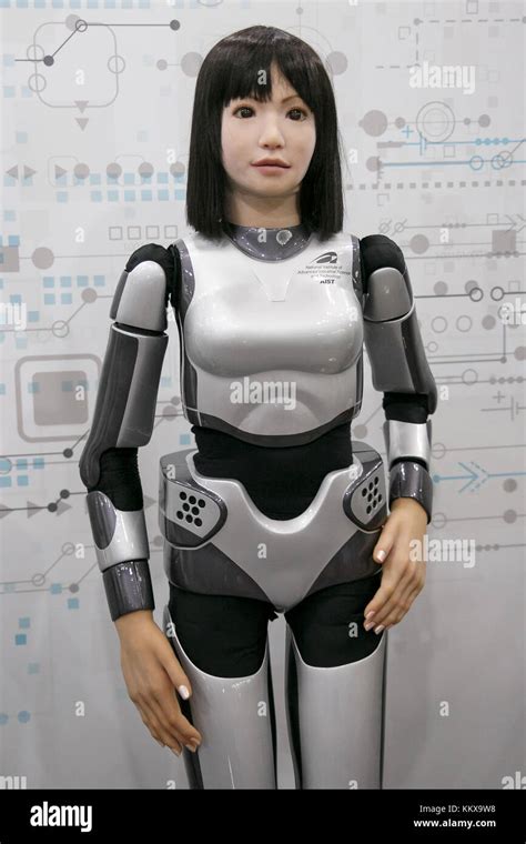 Tokyo Japan 2nd Dec 2017 A Humanoid Robot HRP 4C On Display During