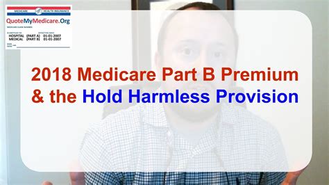 2018 Medicare Part B Premium & the Hold Harmless Provision - YouTube