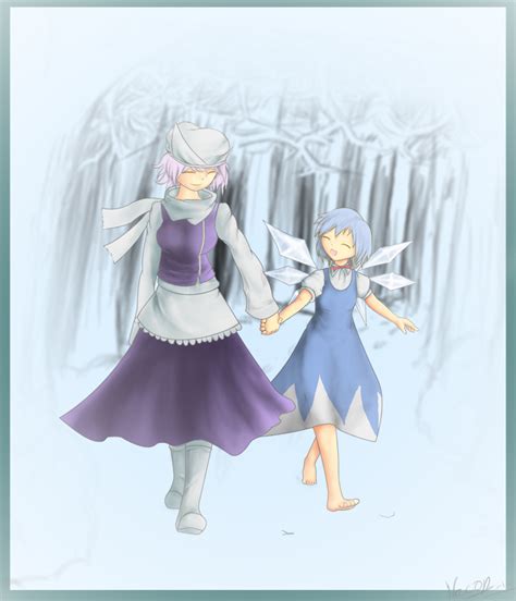 Cirno And Letty Whiterock Touhou Drawn By Nac0n Danbooru