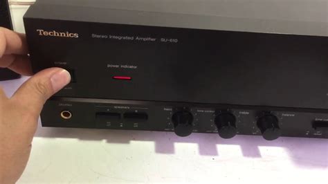 Technics Su Class A Stereo Integrated Amplifier X W Youtube