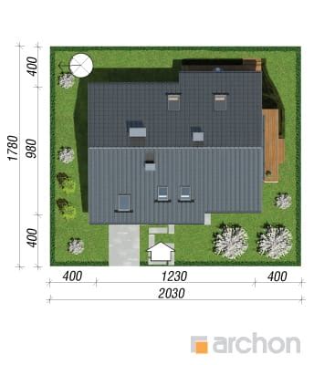 Dom v idaredách Projekt ARCHON Pôdorysy