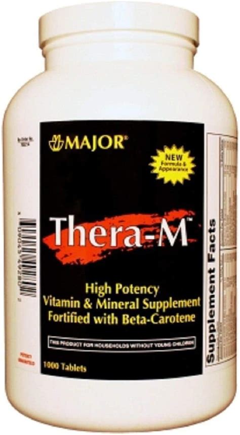 Major 00904549280 Thera M Advanced Multi Vitamin With Beta Carotene