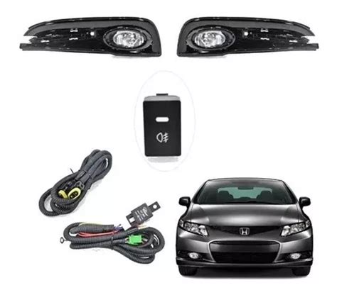 Kit Faros De Niebla Honda Civic 2013 2015 4p Alta Calidad Envío gratis