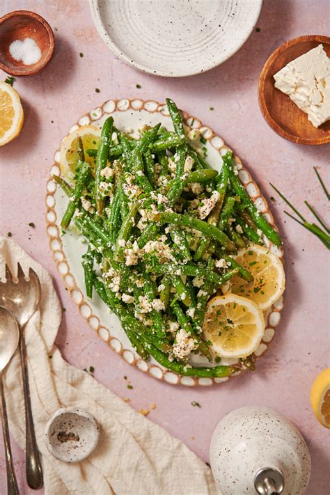 Green Bean Salad With Feta And Lemon Recipe — A Full Living