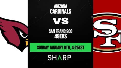 Arizona Cardinals Vs San Francisco 49ers Matchup Preview January 8th